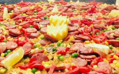 Miguel Cuevas cooking Valencian Paella on Spanish TV!